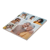 Creëer Uw eigen 6 Kleur voor fotocollage Editable Tegeltje (Zijkant)