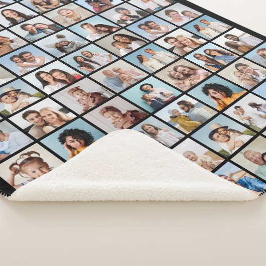 Creëer Uw eigen 70 Fotocollage Fleece Deken (3/4)