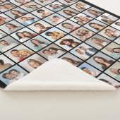 Creëer Uw eigen 70 Fotocollage Fleece Deken (3/4)