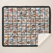 Creëer Uw eigen 70 Fotocollage Fleece Deken (Voorkant (horizontaal))