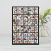 Creëer Uw eigen 70 Fotocollage Groet Kaart (Staand voorkant)