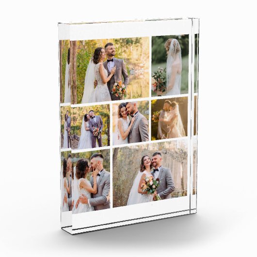 Creëer Uw eigen 7 foto bruiloft collage (Links)