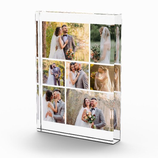 Creëer Uw eigen 7 foto bruiloft collage (Rechts)