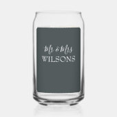 Creëer Uw eigen 7 foto bruiloft collage Blikvorm Glas (Achterkant)