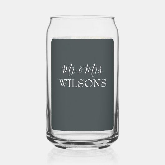 Creëer Uw eigen 7 foto bruiloft collage Blikvorm Glas (Achterkant)