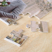 Creëer Uw eigen 7 foto bruiloft collage Legpuzzel (Zijkant)