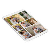 Creëer Uw eigen 7 foto bruiloft collage Magneet (Rechterzijde)