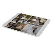 Creëer Uw eigen 7-foto bruiloft collage Snijplank (Hoek)