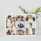 Creëer Uw eigen 7 Fotocollage Wenskaart (Staand voorkant)