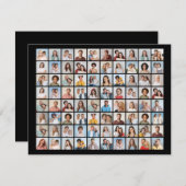 Creëer Uw eigen 80 Fotocollage Wenskaart (Voorkant / Achterkant)