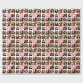 Creëer Uw eigen 8 Aangepast monogram voor fotocoll Cadeaupapier (Vlak)