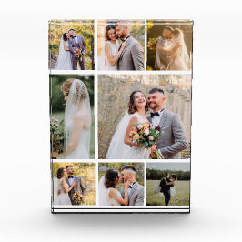 Creëer Uw eigen 8 foto bruiloft collage