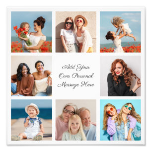 Creëer Uw eigen 8 Foto Collage Foto Uitbreiding Afdruk
