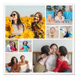 Creëer Uw eigen 8 Foto Collage Foto Uitbreiding Afdruk