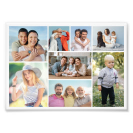 Creëer Uw eigen 8 Foto Collage Foto Uitbreiding Afdruk