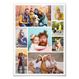 Creëer Uw eigen 8 Foto Collage Foto Uitbreiding Afdruk