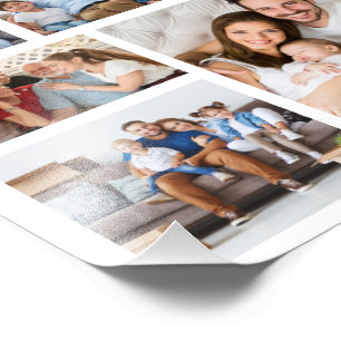 Creëer Uw eigen 8 Foto Collage Foto Uitbreiding Afdruk
