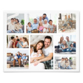 Creëer Uw eigen 8 Foto Collage Foto Uitbreiding Foto Afdruk (Voorkant)