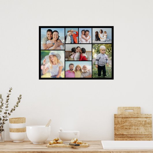 Creëer Uw eigen 8 foto Poster (Keuken)