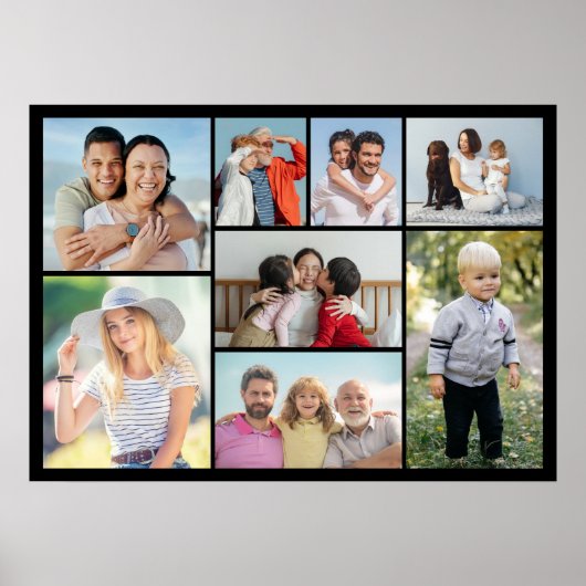 Creëer Uw eigen 8 foto Poster (Voorkant)