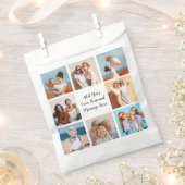 Creëer Uw eigen 8 Fotocollage Voeg uw groet toe Bedankzakje (Geknipt)