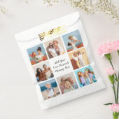 Creëer Uw eigen 8 Fotocollage Voeg uw groet toe Bedankzakje (Gezegeld)