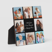 Creëer Uw eigen 8 Fotocollage Voeg uw groet toe Fotoplaat (Voorkant)