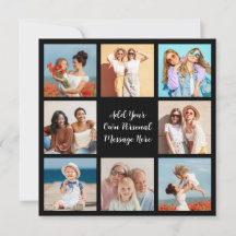 Creëer Uw eigen 8 Fotocollage Voeg uw groet toe