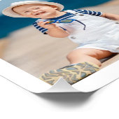 Creëer Uw eigen 8 Fotocollage Voeg uw groet toe Perfect Poster (Hoek)