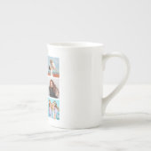 Creëer Uw eigen 8 Fotocollage Voeg uw groet toe Porselein Kop (Rechts)