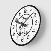 Creëer Uw eigen 8-inch wandklok (Hoek)