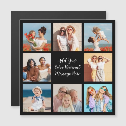 Creëer Uw eigen 8 Magnetic Card voor fotocollage (Voorkant / Achterkant)