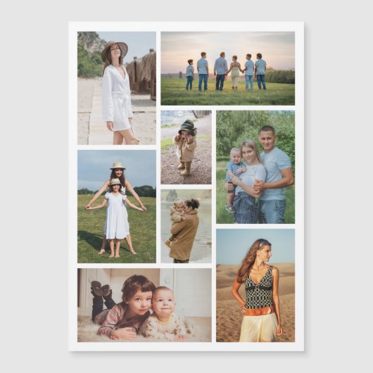 Creëer Uw eigen 8 Magnetic Card voor fotocollage (Voorkant)
