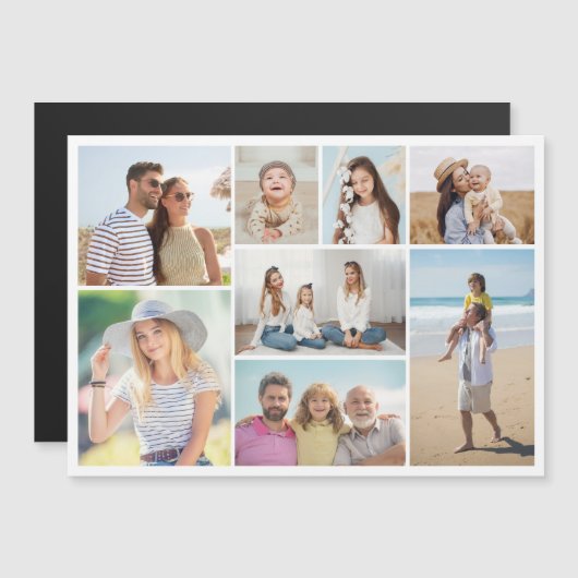 Creëer Uw eigen 8 Magnetic Card voor fotocollage (Voorkant / Achterkant)