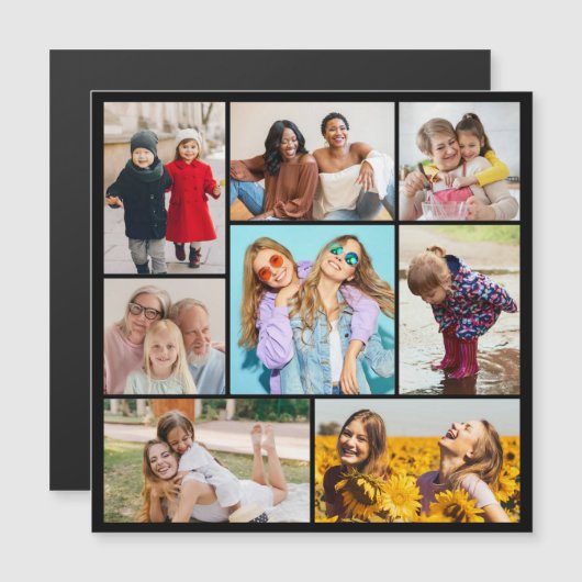 Creëer Uw eigen 8 Magnetic Card voor fotocollage (Voorkant / Achterkant)