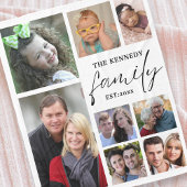 Creëer Uw eigen 8 Naam van fotocollage Fleece Deken