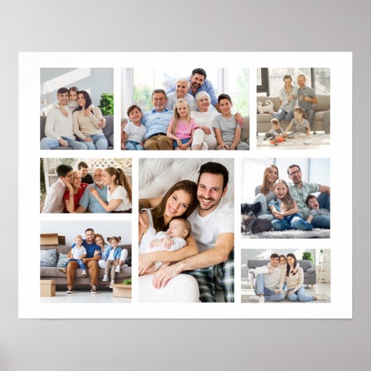 Creëer Uw eigen 8 Poster voor fotocollage (Voorkant)