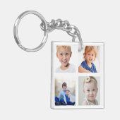 Creëer Uw eigen 8-serie Kinderfotocollage Sleutelhanger (Voorkant Links)