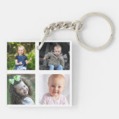 Creëer Uw eigen 8-serie Kinderfotocollage Sleutelhanger (Achterkant)
