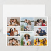 Creëer Uw eigen 8 Wenskaart voor fotocollage (Voorkant / Achterkant)