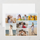 Creëer Uw eigen 8 Wenskaart voor fotocollage (Voorkant / Achterkant)