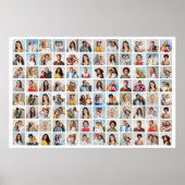 Creëer Uw eigen 96 Fotocollage bewerkbare kleur Poster (Voorkant)