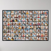 Creëer Uw eigen 96 Fotocollage bewerkbare kleur Poster (Voorkant)