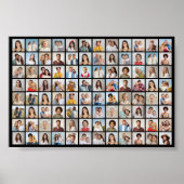 Creëer Uw eigen 96 Fotocollage bewerkbare kleur Poster (Voorkant)