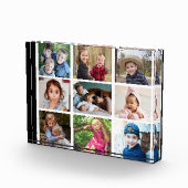 Creëer Uw Eigen 9 Foto Collage Familie Gift Block (Rechts)