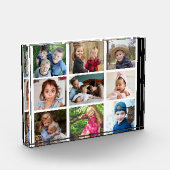 Creëer Uw Eigen 9 Foto Collage Familie Gift Block (Links)