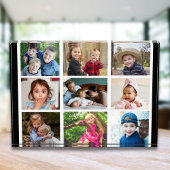 Creëer Uw Eigen 9 Foto Collage Familie Gift Block