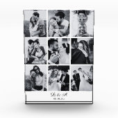 Creëer Uw eigen 9 Foto Collage Photo Block (Voorkant)