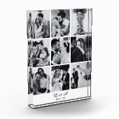 Creëer Uw eigen 9 Foto Collage Photo Block (Links)