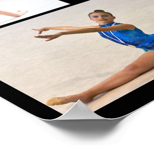 Creëer Uw eigen 9 Fotocollage Gymnastiek Poster (Hoek)